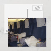 Vliegtuigstoelen Briefkaart (Voorkant / Achterkant)