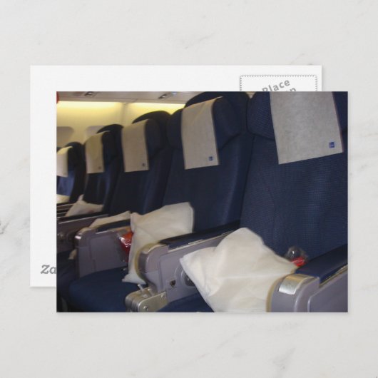 Vliegtuigstoelen Briefkaart (Voorkant / Achterkant)