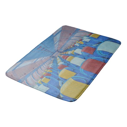 Vliegtuigstoelen (door Gregorio Undurraga) Badmat (Gekanteld)