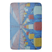 Vliegtuigstoelen (door Gregorio Undurraga) Badmat (Voorkant Verticaal)