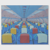 Vliegtuigstoelen (door Gregorio Undurraga) Cadeaupapier (Vlak)