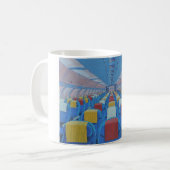 Vliegtuigstoelen (door Gregorio Undurraga) Koffiemok (Voorkant links)