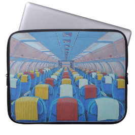 Vliegtuigstoelen (door Gregorio Undurraga) Laptop Sleeve
