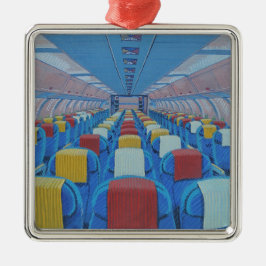 Vliegtuigstoelen (door Gregorio Undurraga) Metalen Ornament