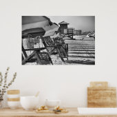 Vliegtuigstoelen voor klundewater poster (Keuken)