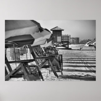 Vliegtuigstoelen voor klundewater poster