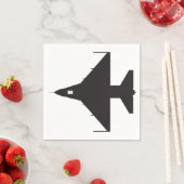 Vliegtuigsymbool Papieren servetten (Insitu)