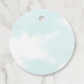 Vliegtuigthema 1 van de Cute Boy-partij Bedankjes Labels (Achterkant)