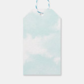 Vliegtuigthema 1 van de Cute Boy-partij Cadeaulabel (Achterkant)