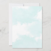 Vliegtuigthema 1 van de Cute Boy-partij Kaart (Achterkant)