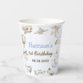 Vliegtuigthema 1 van de Cute Boy-partij Papieren Bekers (Voorkant)