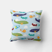 Vliegtuigthema Kinder Room Decor Sierkussennen Kussen (Achterkant)