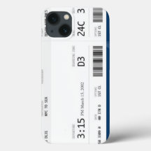 vliegtuigticket 7/8 hoesje