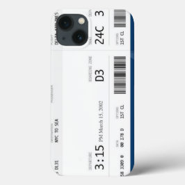 vliegtuigticket 7/8 hoesje