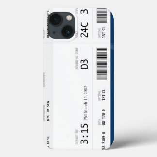 vliegtuigticket 7/8 hoesje