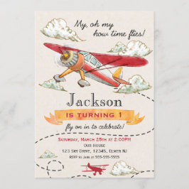 Vliegtuiguitnodiging  uitnodiging