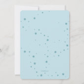 Vliegtuiguitnodiging voor Baby shower Kaart (Achterkant)