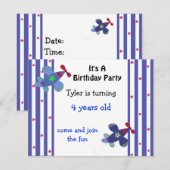 Vliegtuiguitnodiging voor sterren en Stripes Kaart (Voorkant / Achterkant)