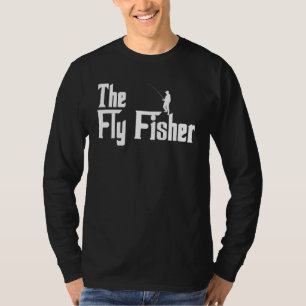 Vliegtuigvader buitenshuis Sportsman Fisherman Mem T-shirt