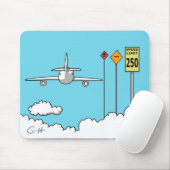 Vliegtuigveilig Muismat (Met muis)