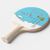 Vliegtuigveilig Tafeltennisbatje (Voorkant Gekanteld)