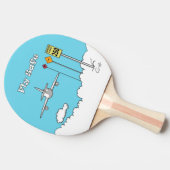 Vliegtuigveilig Tafeltennisbatje (Zijkant)