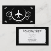 vliegtuigverfijning visitekaartje (Voorkant / Achterkant)
