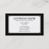 vliegtuigverfijning visitekaartje (Achterkant)