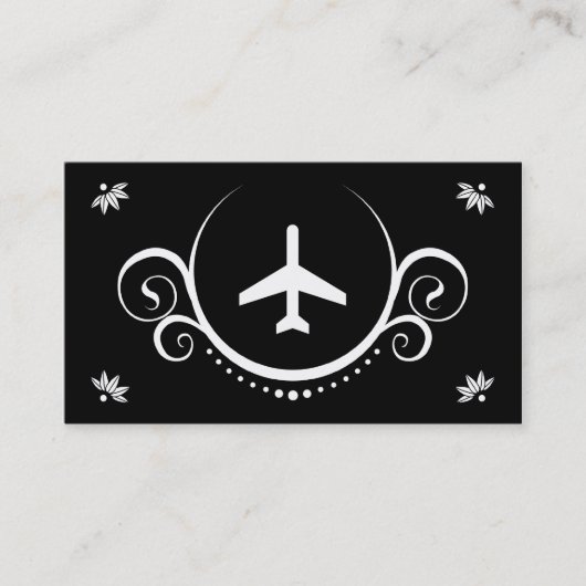 vliegtuigverfijning visitekaartje (Voorkant)