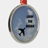 Vliegtuigversieringswolken Metalen Ornament (Rechts)