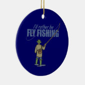 Vliegtuigvisserij in de wateren keramisch ornament (Rechts)