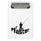 Vliegtuigvisserij Mini Klembord (Voorkant)