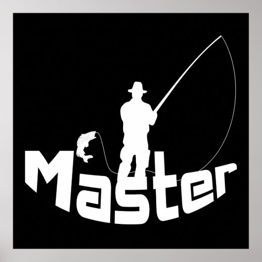 Vliegtuigvisserij Poster (Voorkant)