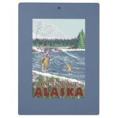 Vliegtuigvissers - Anchorage, Alaska Klembord (Achterkant)