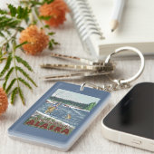 Vliegtuigvissers - Anchorage, Alaska Sleutelhanger (Voorkant Rechts)