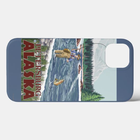 Vliegtuigvissers - Petersburg, Alaska Case-Mate iPhone Case (Achterkant (horizontaal))