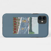 Vliegtuigvissers - Petersburg, Alaska Case-Mate iPhone Case (Achterkant (horizontaal))