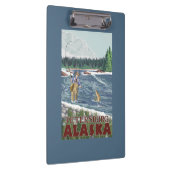 Vliegtuigvissers - Petersburg, Alaska Klembord (Rechts)