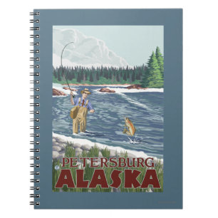 Vliegtuigvissers - Petersburg, Alaska Notitieboek