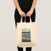 Vliegtuigvissers - Petersburg, Alaska Tote Bag (Voorkant (product))
