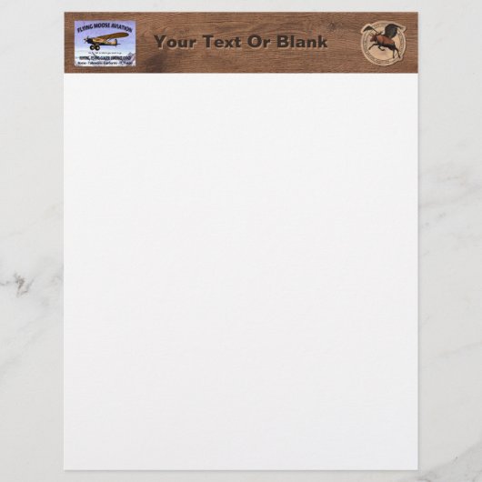 Vliegtuigvlag Briefhoofd (Voorkant)