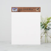 Vliegtuigvlag Briefhoofd (Staand voorkant)