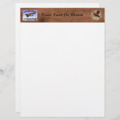 Vliegtuigvlag Briefhoofd (Voorkant / Achterkant)