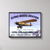 Vliegtuigvlag Canvas Afdruk (Voorkant)