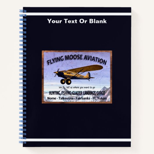  Vliegtuigvlag Notitieboek (Voorkant)
