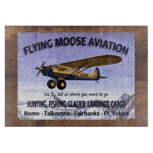 Vliegtuigvlag Snijplank (Voorkant)