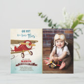 Vliegtuigvlieger Vliegtuigjongen Kaart (Staand voorkant)