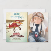 Vliegtuigvlieger Vliegtuigjongen Kaart (Voorkant)