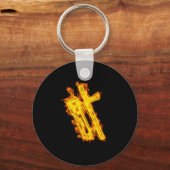 Vliegtuigvliegtuig en Baton Sleutelhanger (Voorkant)