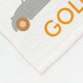 Vliegtuigvliegtuig op maat fleece deken (Hoek)